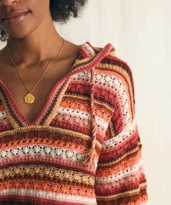 Hot Beach Bonfire Crochet Hoodie - Women Sweaters|Hoodies & Sweatshirts