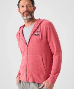 Hot Beach Fleece Zip Hoodie - Hoodies & Sweatshirts