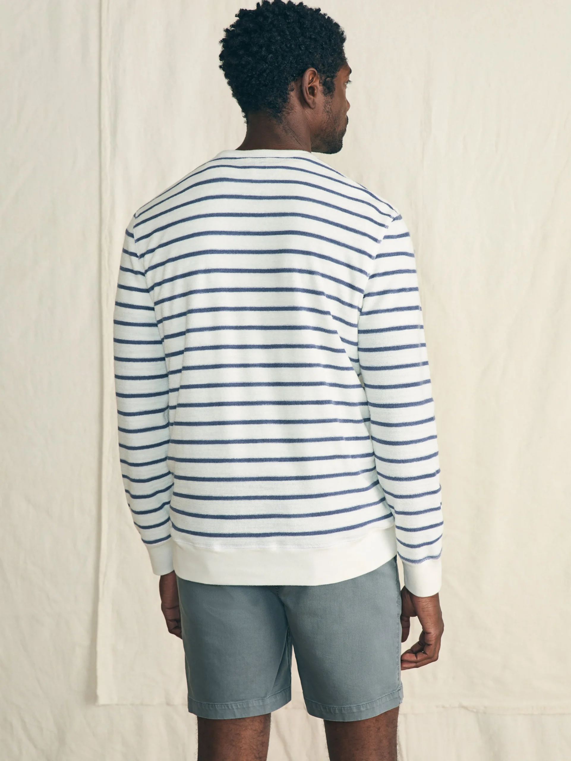 New Cabana Towel Terry Crewneck - Hoodies & Sweatshirts