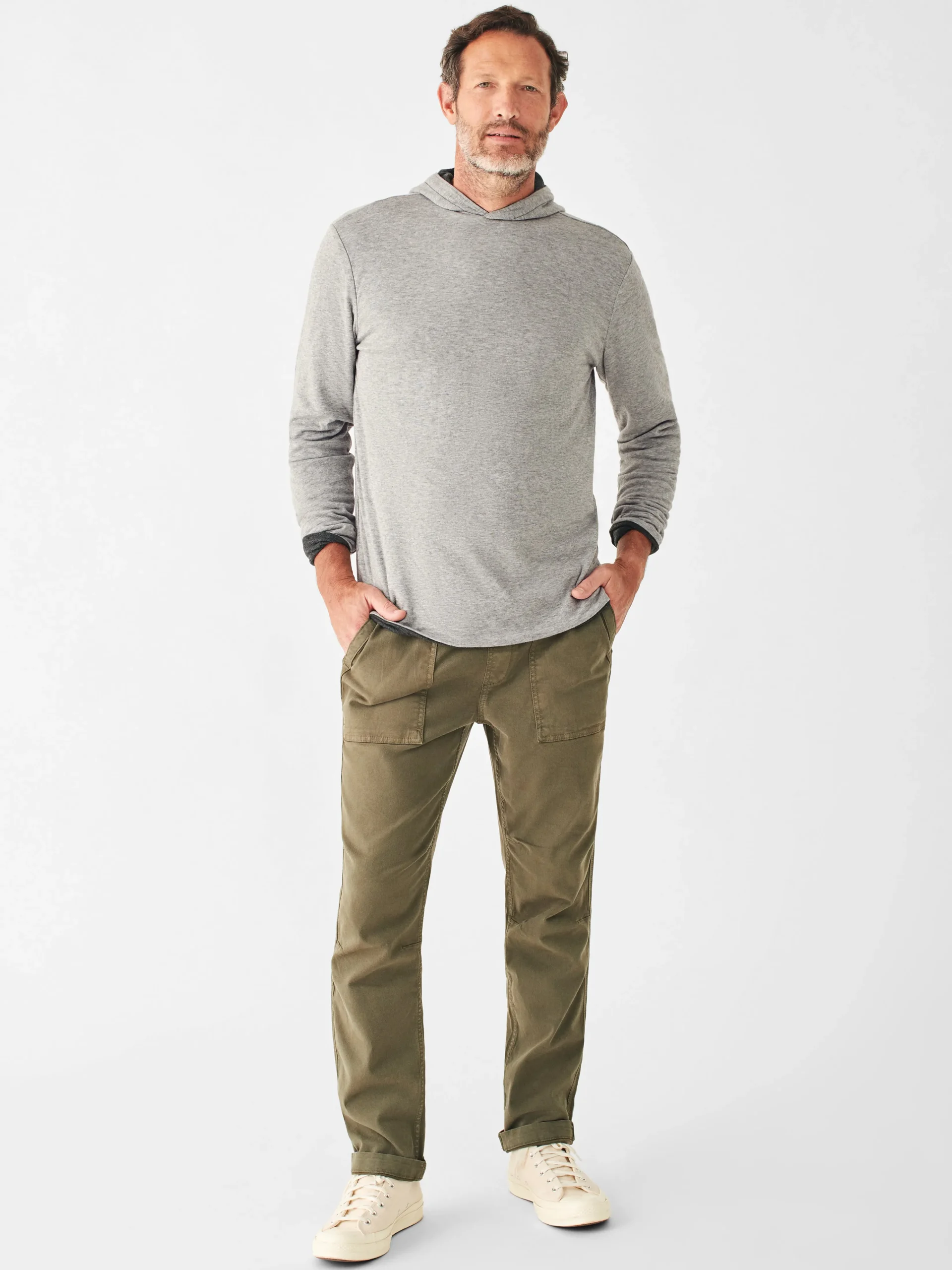 Online Cloud Cotton Reversible Hoodie - Hoodies & Sweatshirts