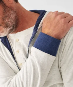 Clearance Cloud Cotton Reversible Zip Hoodie - Hoodies & Sweatshirts