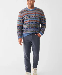 Clearance Doug Good Feather Fair Isle Sweater - Sweaters