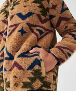 New Doug Good Feather High Pile Fleece Full Zip - Jackets & Vests