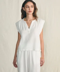 Online Dream Cotton Gauze Dylan Top - Women Shirts & Tops