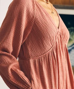 Fashion Dream Cotton Gauze Sirene Midi Dress - Women Dresses