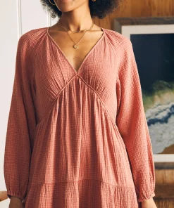 Fashion Dream Cotton Gauze Sirene Midi Dress - Women Dresses