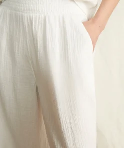 Clearance Dream Cotton Gauze Wide Leg Pant - Women Pants