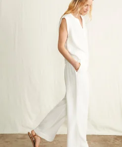 Clearance Dream Cotton Gauze Wide Leg Pant - Women Pants