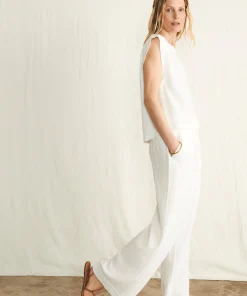 Clearance Dream Cotton Gauze Wide Leg Pant - Women Pants