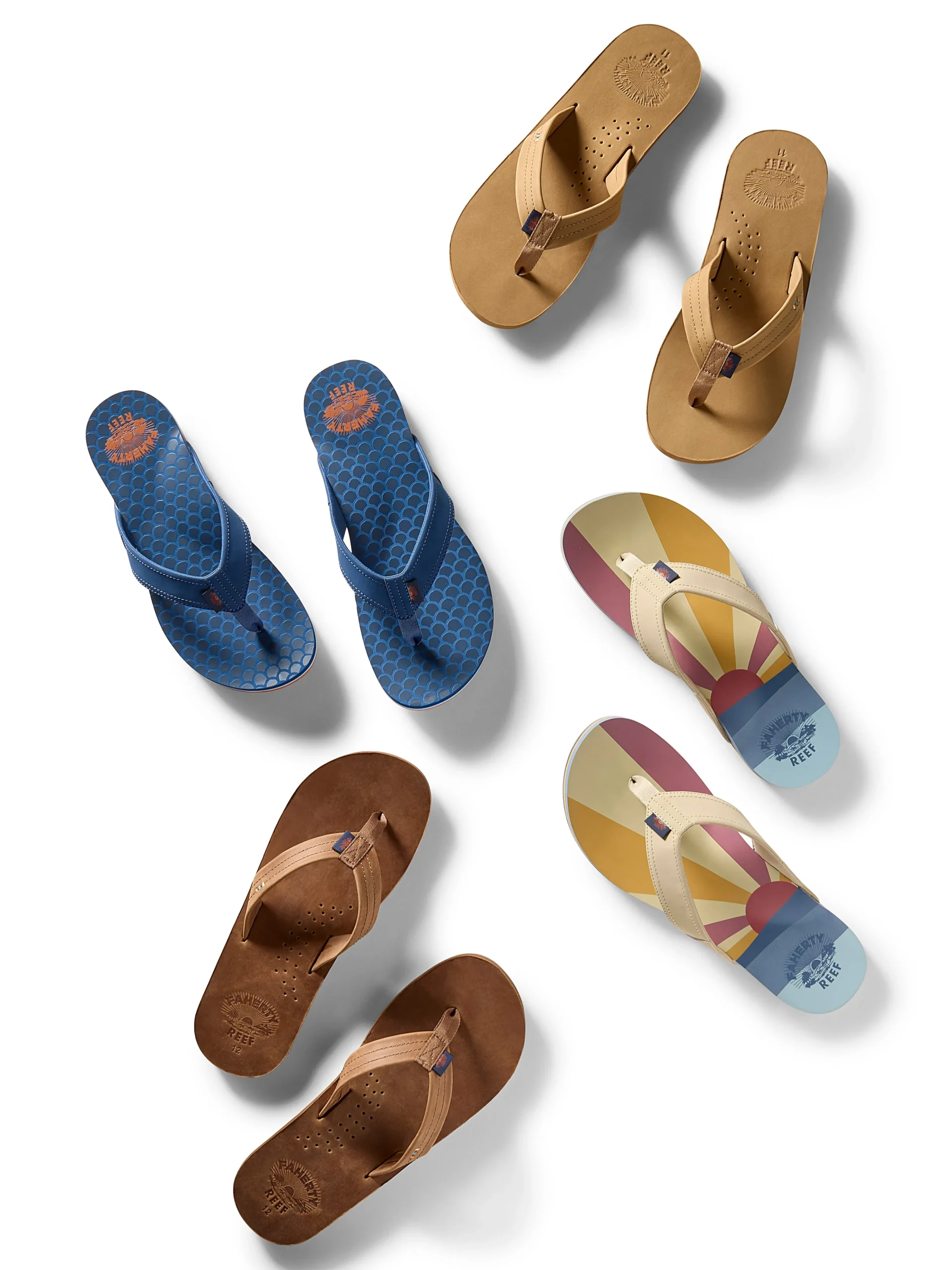 Fashion Faherty X REEF Men's Draftsmen Flip Flop - Shoes
