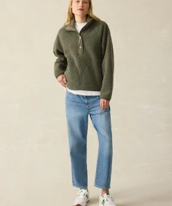 Clearance Fireside Fleece Popover - Women Blazers & Outerwear