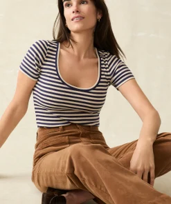 Clearance Freestyle Rib Knit Tee - Women T-Shirts