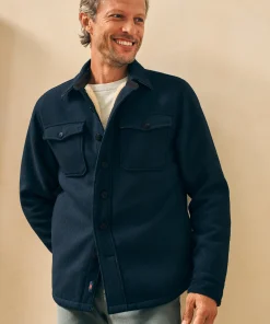 Hot High Pile Fleece Lined Wool CPO - Jackets & Vests