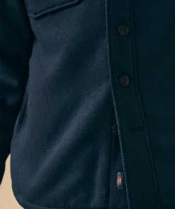 Hot High Pile Fleece Lined Wool CPO - Jackets & Vests