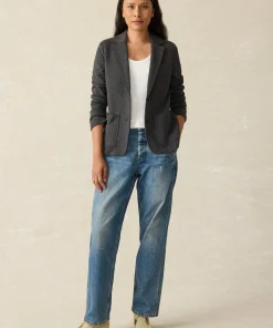 Outlet Inlet Knit Blazer - Women Blazers & Outerwear