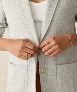 Clearance Inlet Knit Blazer - Women Blazers & Outerwear