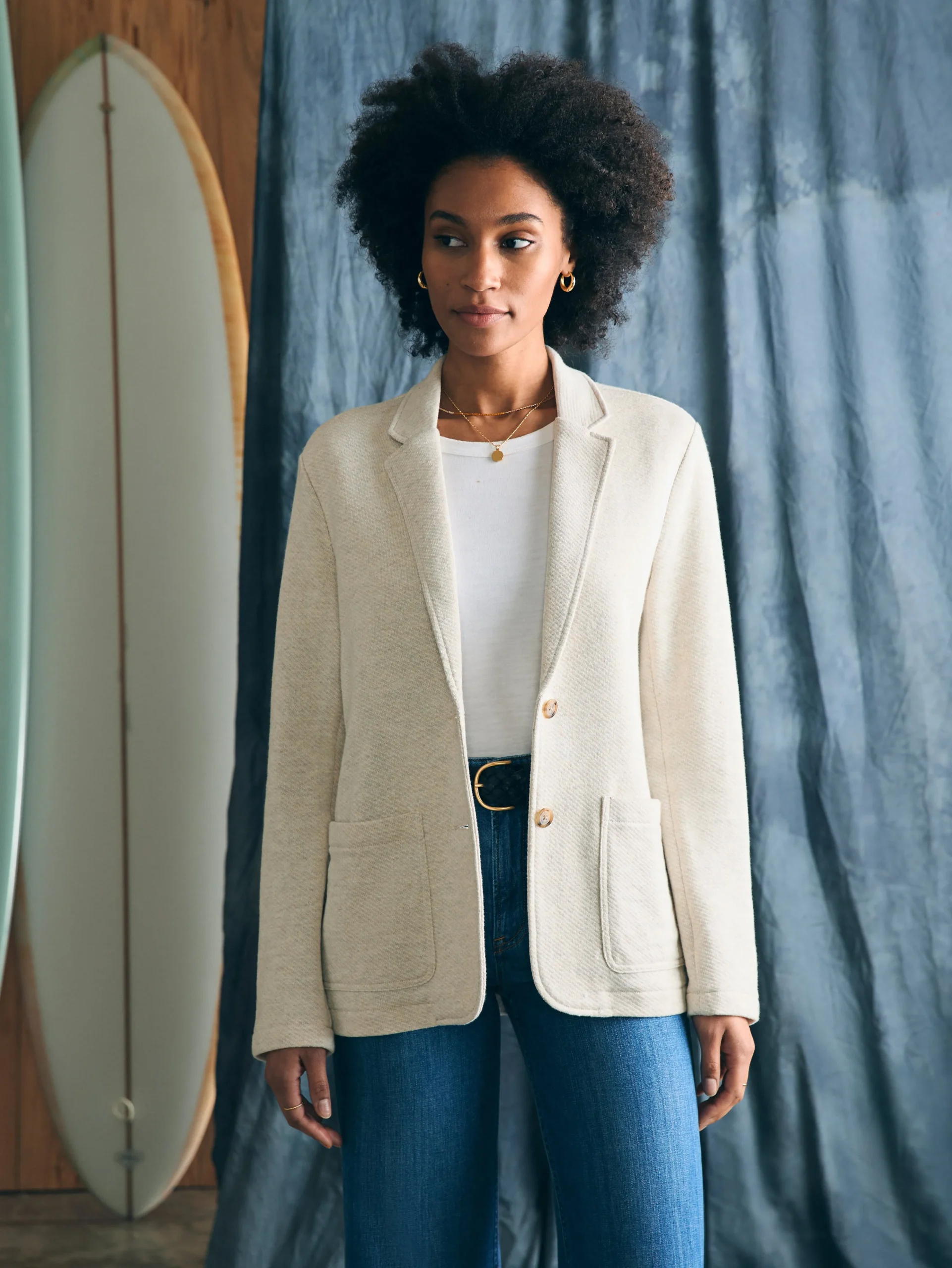 Best Inlet Knit Blazer - Women Blazers & Outerwear