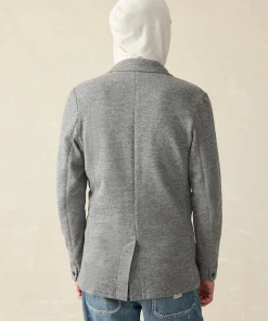 Fashion Inlet Knit Blazer (Short) - Blazers