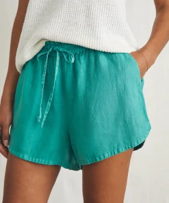 New Laguna Linen Tie Waist Short - Women Shorts & Skirts