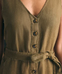 Discount Linen Alina Jumpsuit - Women Dresses|Overalls & Jumpsuits