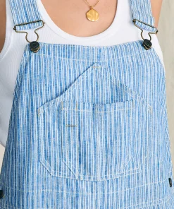 Fashion Linen Mechanic Overall - Women Dresses|Overalls & Jumpsuits