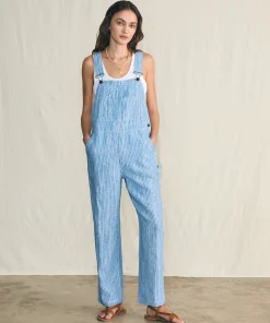 Fashion Linen Mechanic Overall - Women Dresses|Overalls & Jumpsuits