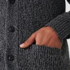 Clearance Marled Cotton Cardigan - Sweaters