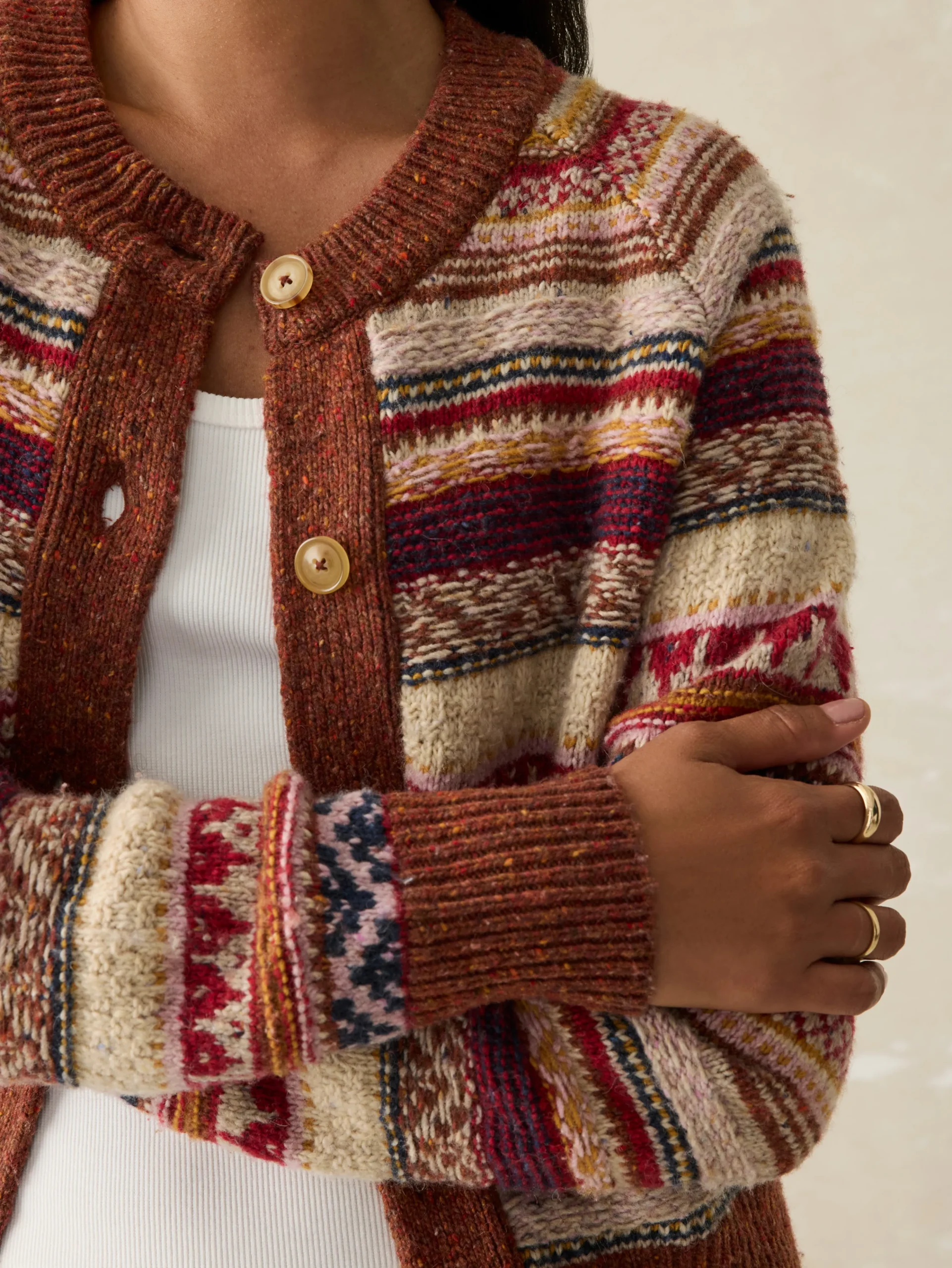 Best Marley Fairisle Cardigan - Women Sweaters