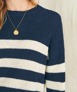 Outlet Miramar Linen Crew Sweater - Women Sweaters