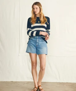 Outlet Miramar Linen Crew Sweater - Women Sweaters