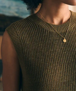 Outlet Miramar Linen Muscle Tank - Women Sweaters