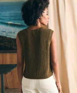 Outlet Miramar Linen Muscle Tank - Women Sweaters