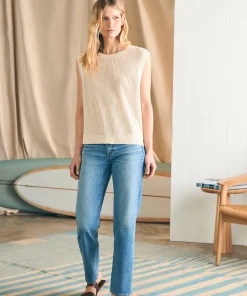 Hot Miramar Linen Muscle Tank - Women Sweaters