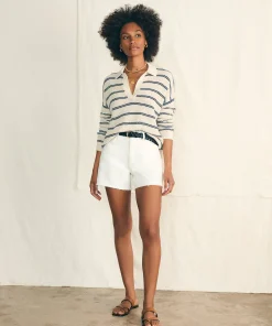 Online Miramar Linen Polo - Women Sweaters