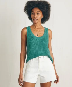 Hot Miramar Linen Scoop Neck Tank - Women Sweaters