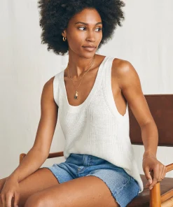 Discount Miramar Linen Scoop Neck Tank - Women Sweaters