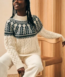 Online Native Knitter Frost Fair Isle Crew - Women Sweaters