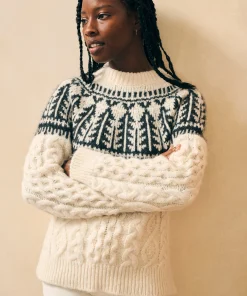 Online Native Knitter Frost Fair Isle Crew - Women Sweaters