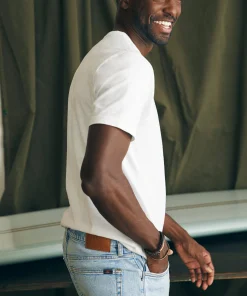 Hot Organic Cotton Slim Straight Denim (32" Inseam) - Pants