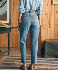 Discount Organic Cotton Slim Straight Denim - Women Pants|Jeans