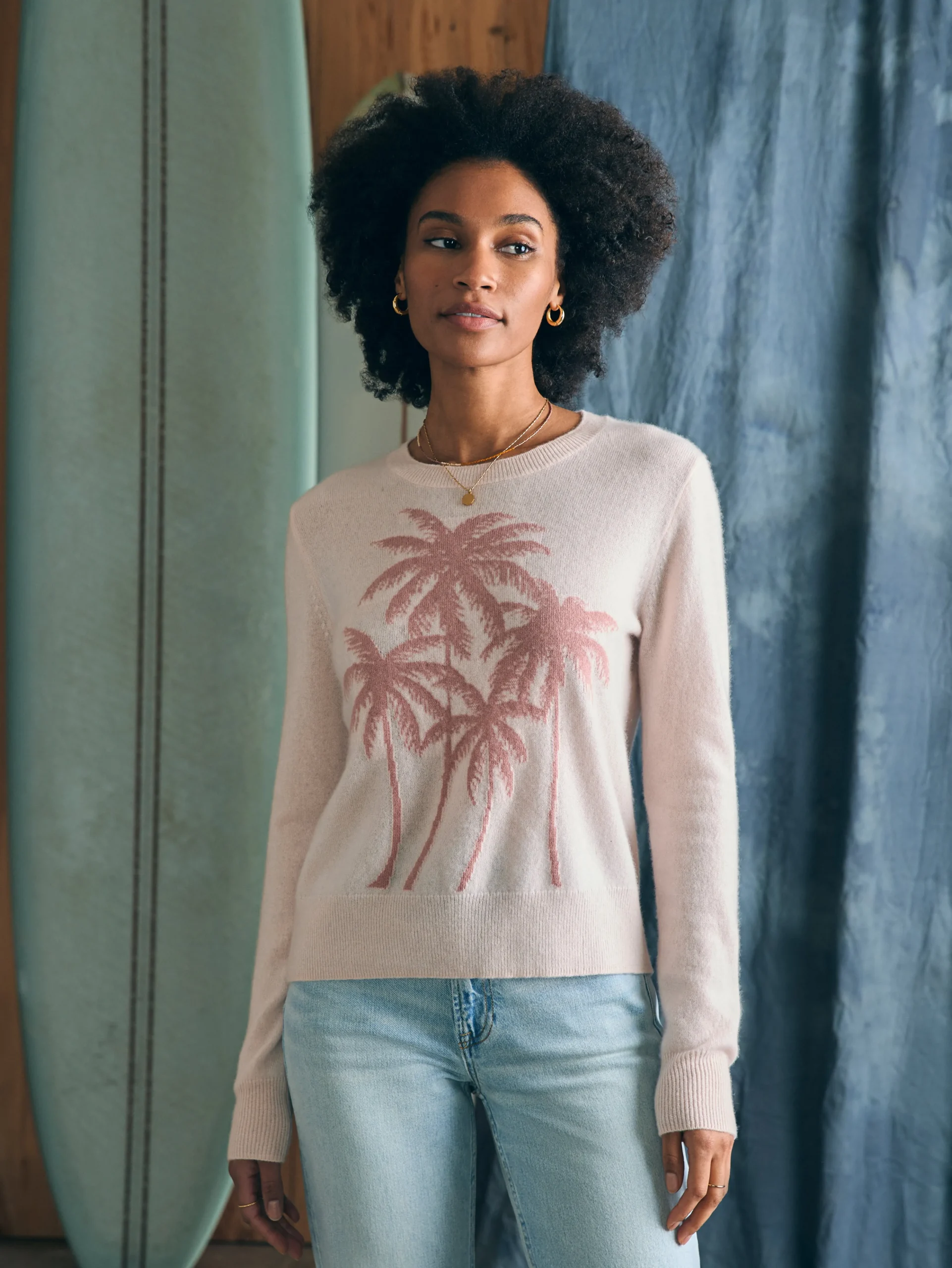 Best Palm Coast Cashmere Crew - Women Sweaters