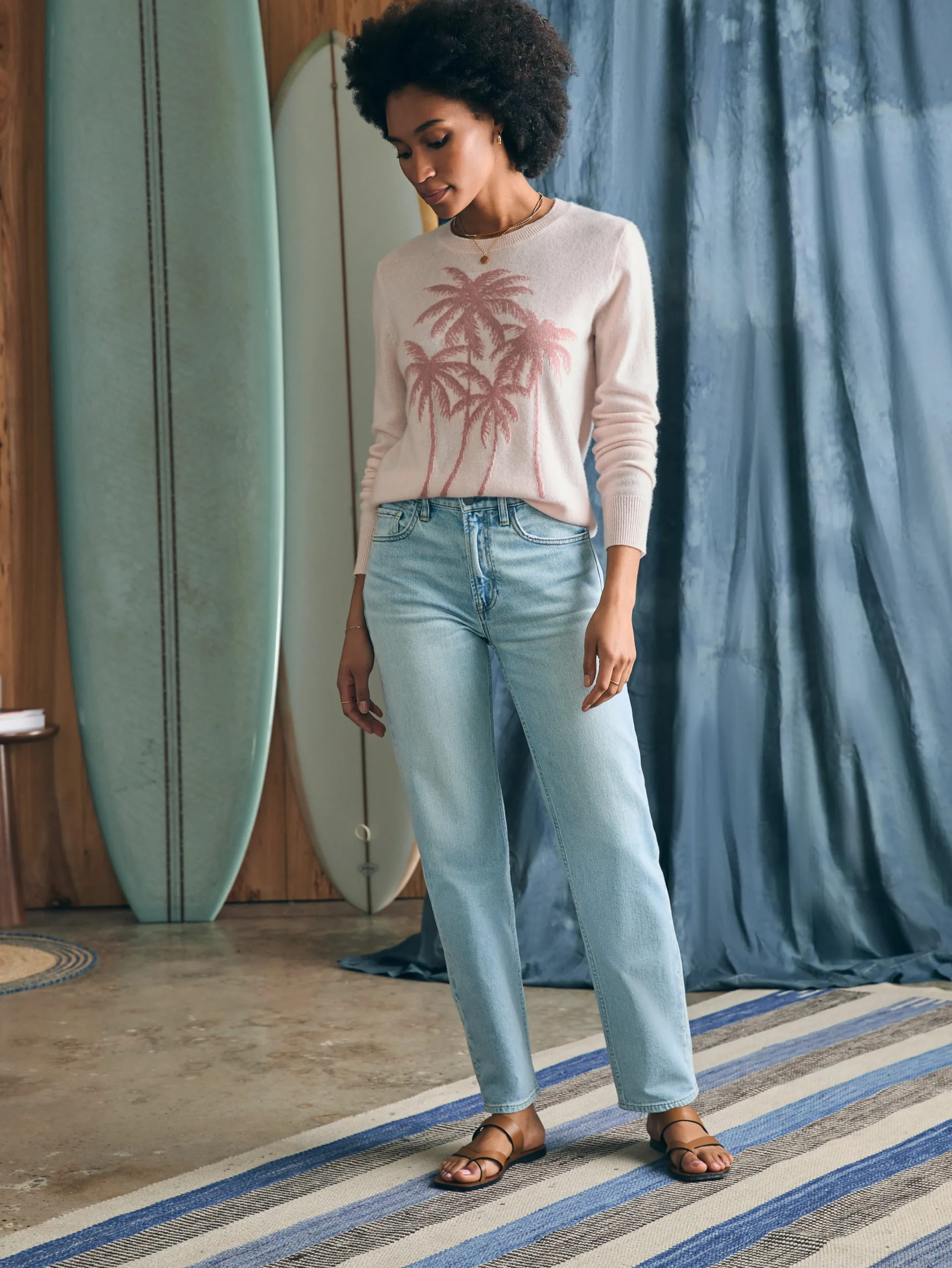 Best Palm Coast Cashmere Crew - Women Sweaters