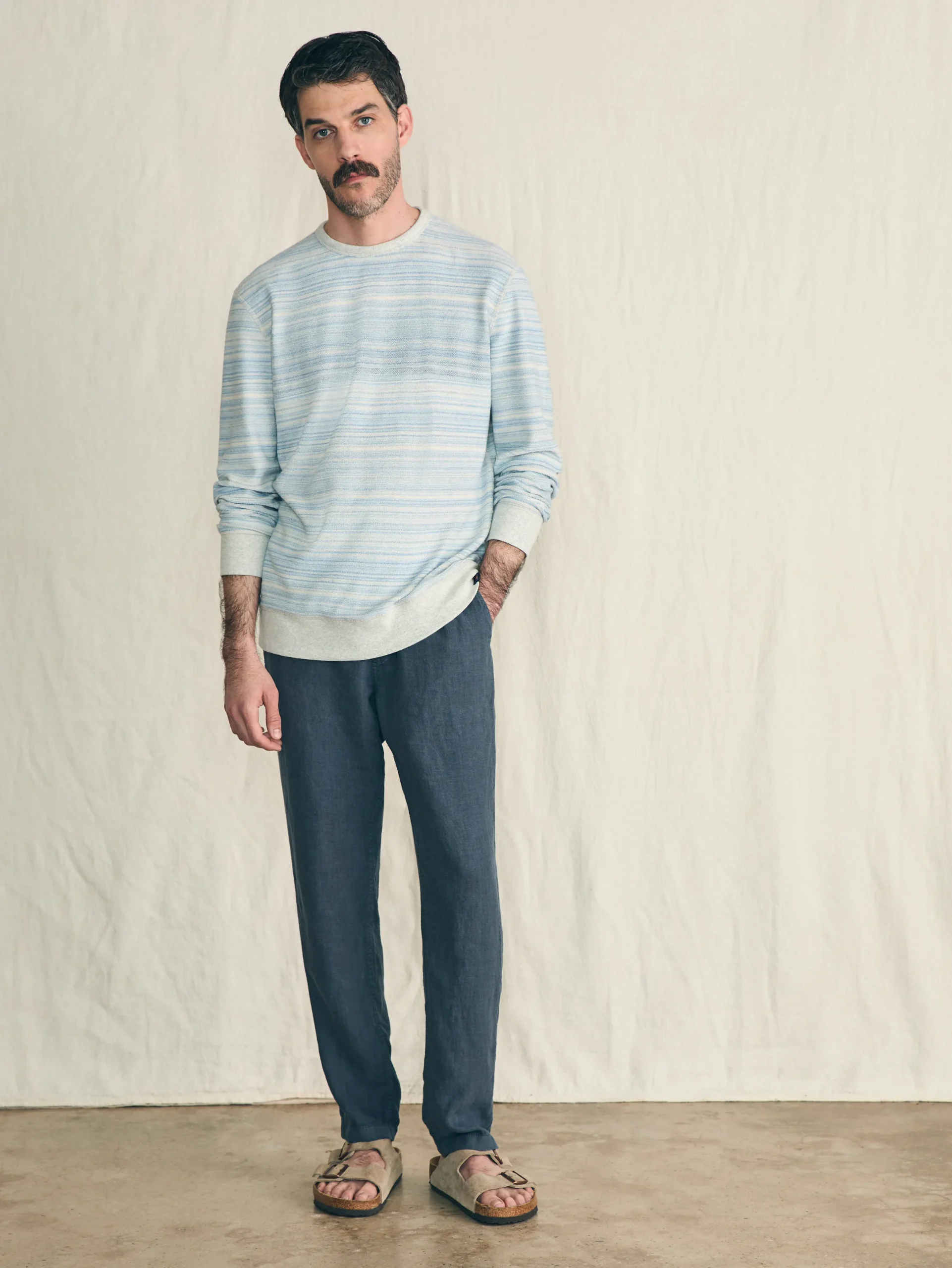 New Reversible French Terry Crew - Hoodies & Sweatshirts