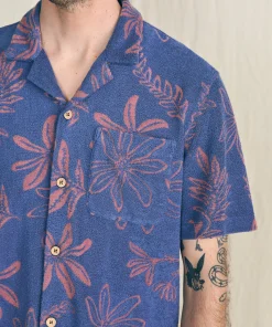 Online Short-Sleeve Cabana Towel Terry Shirt - Shirts