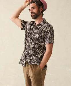Discount Short-Sleeve Hemp Blend Camp Shirt - Shirts