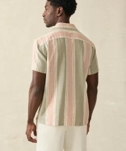 Clearance Short-Sleeve Hemp Blend Camp Shirt - Shirts