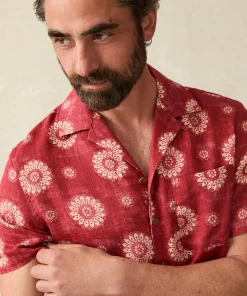 Discount Short-Sleeve Hemp Blend Camp Shirt - Shirts