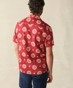 Discount Short-Sleeve Hemp Blend Camp Shirt - Shirts