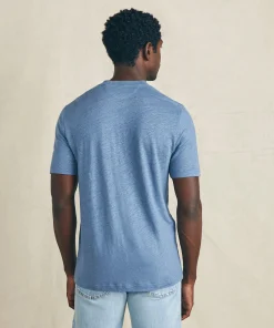 New Short-Sleeve Linen Henley - T-Shirts & Henleys