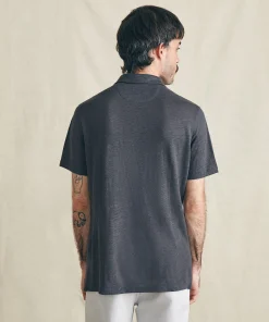 Hot Short-Sleeve Linen Polo - Polo Shirts